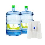 Dispensador Natural + 2 Recargas de 20 lts + 2 Envases PET HD de 20lts