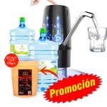 2 Recargas de 20 lts + Bomba USB + 2 Envases PET HD de 20lts. Regalamos 1 sobre de Café Acquarabic Blend Ararob de 250g